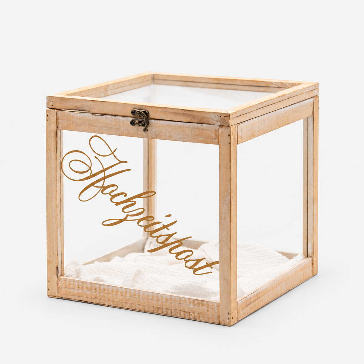 Hochzeitspostbox "Glas"