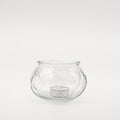 Bauchiges Glaswindlicht "Korfu"