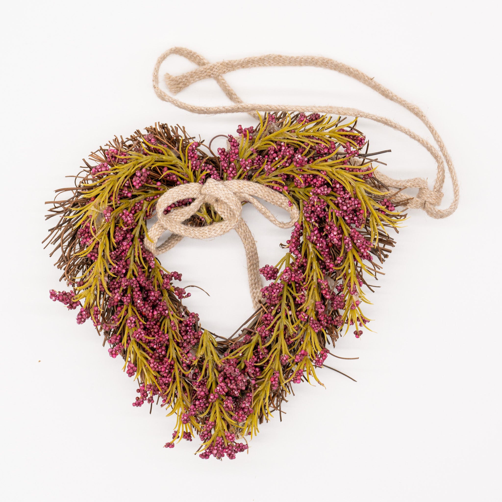 Kunstherzen "Bordeaux"