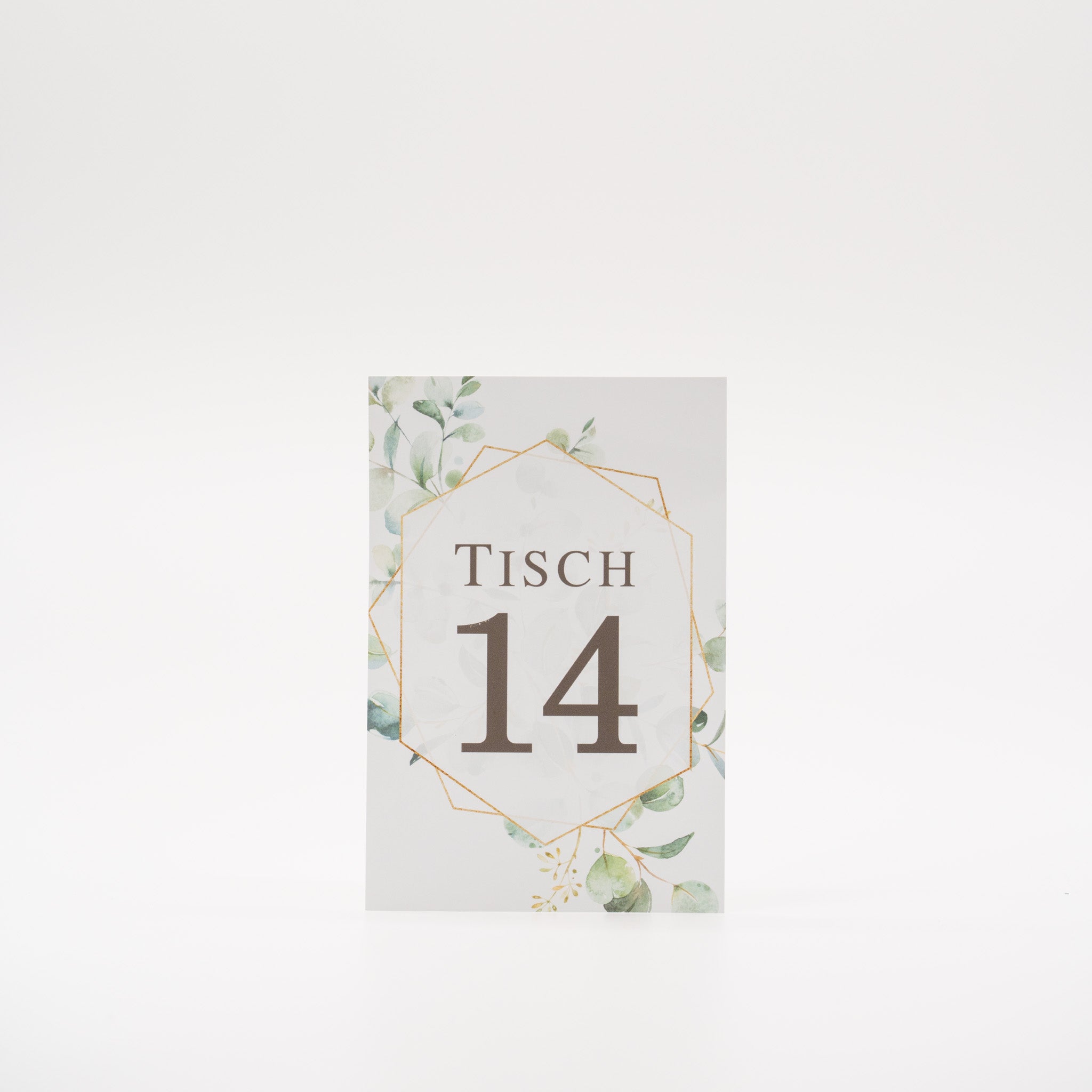 Tischnummernschilder "Eukalyptus"