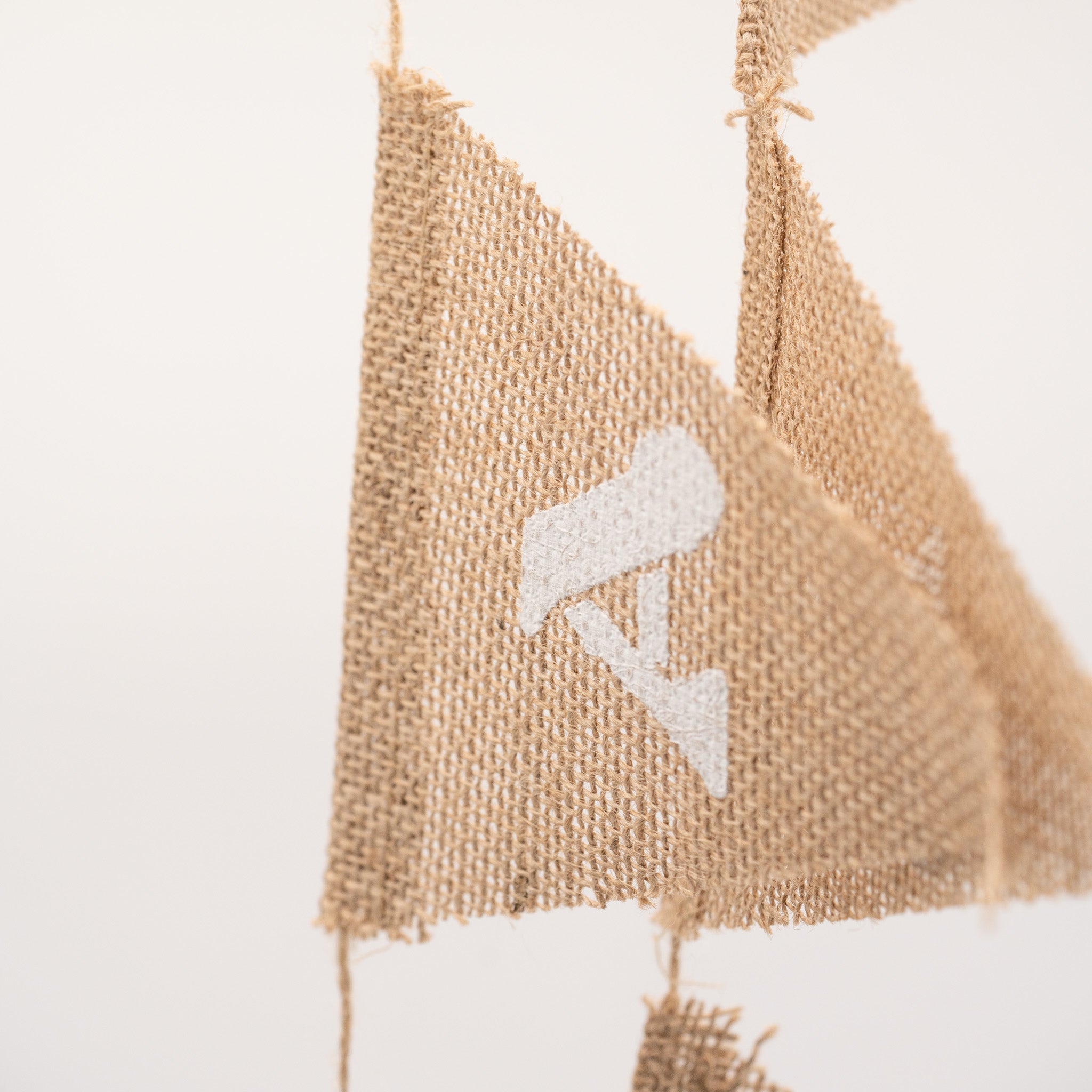 Jutewimpelkette "Candybar"