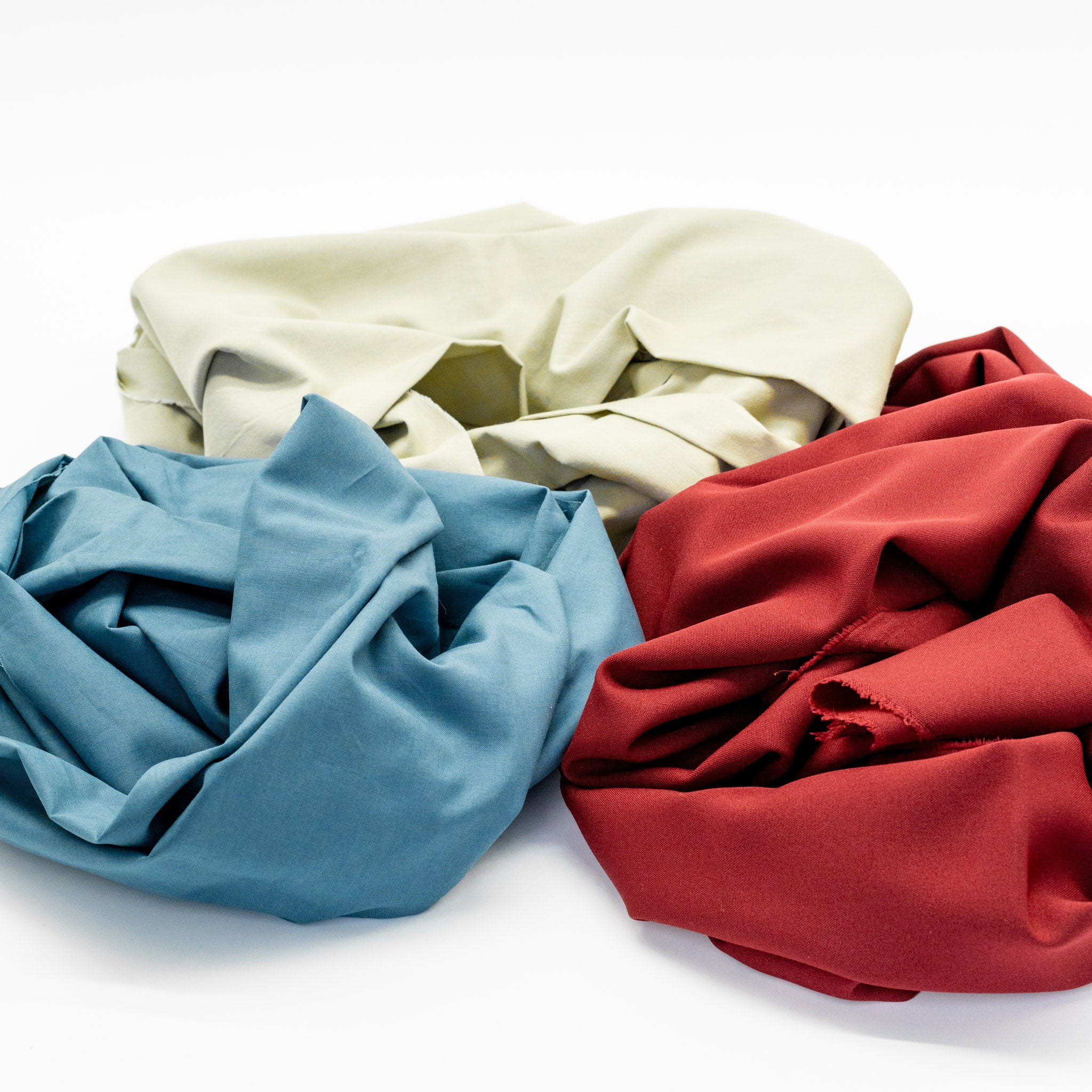 Baumwollstoffe vers. Farben