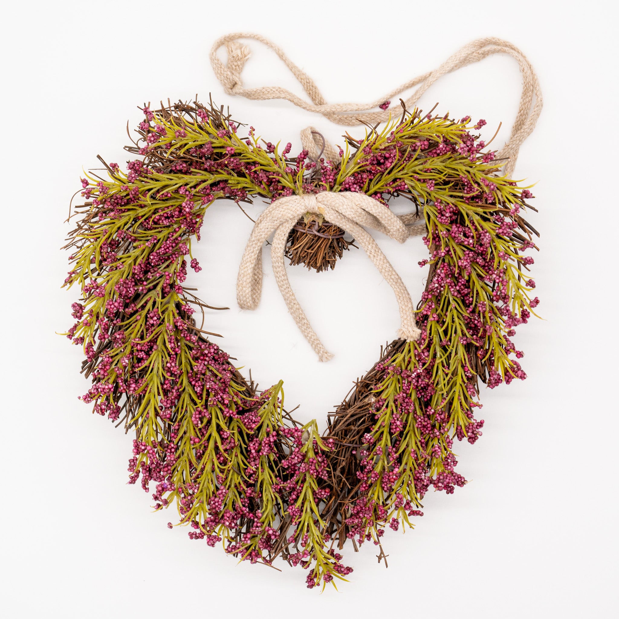 Kunstherzen "Bordeaux"