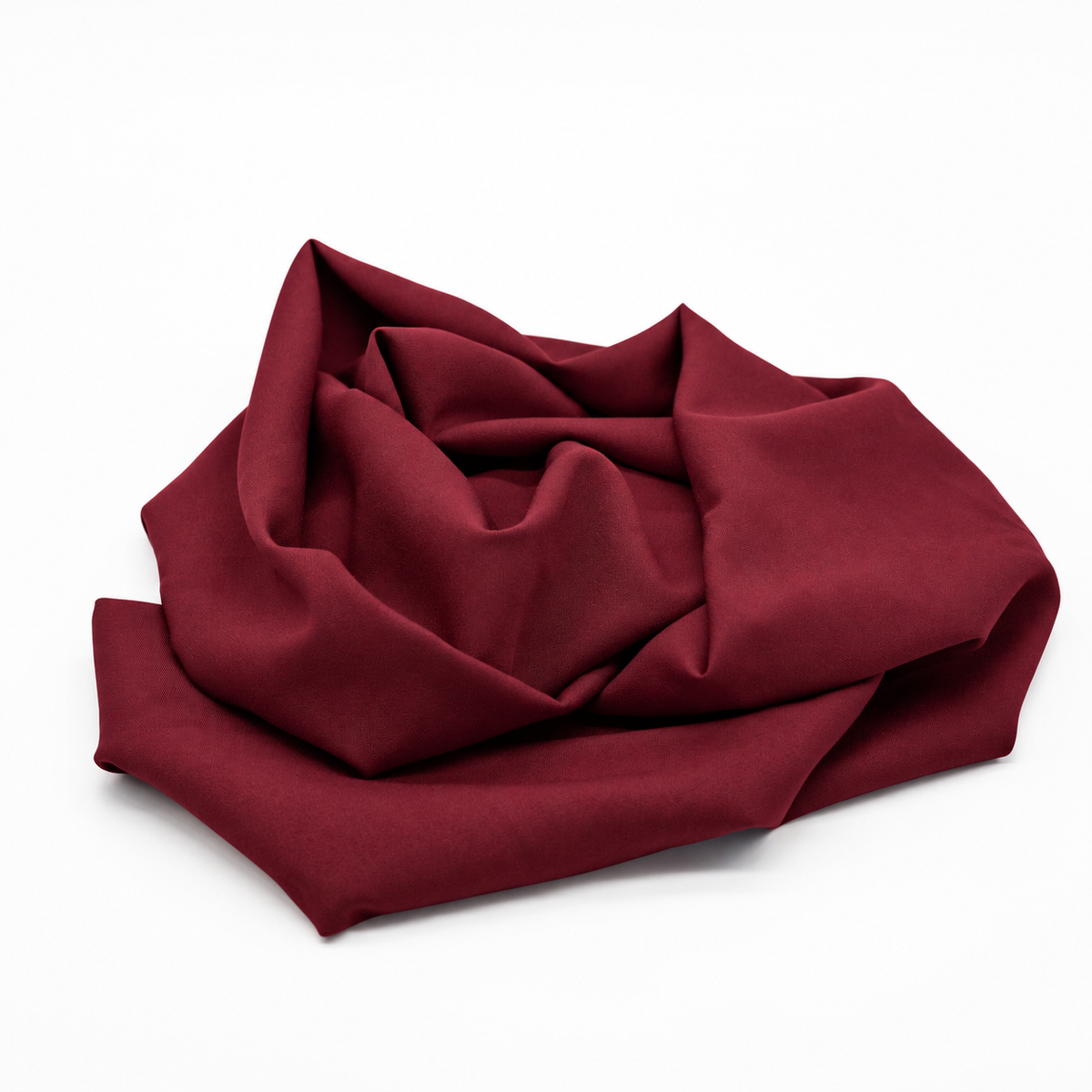 Baumwollstoffe vers. Farben in der Variante Bordeaux auf hellem Hintergrund.