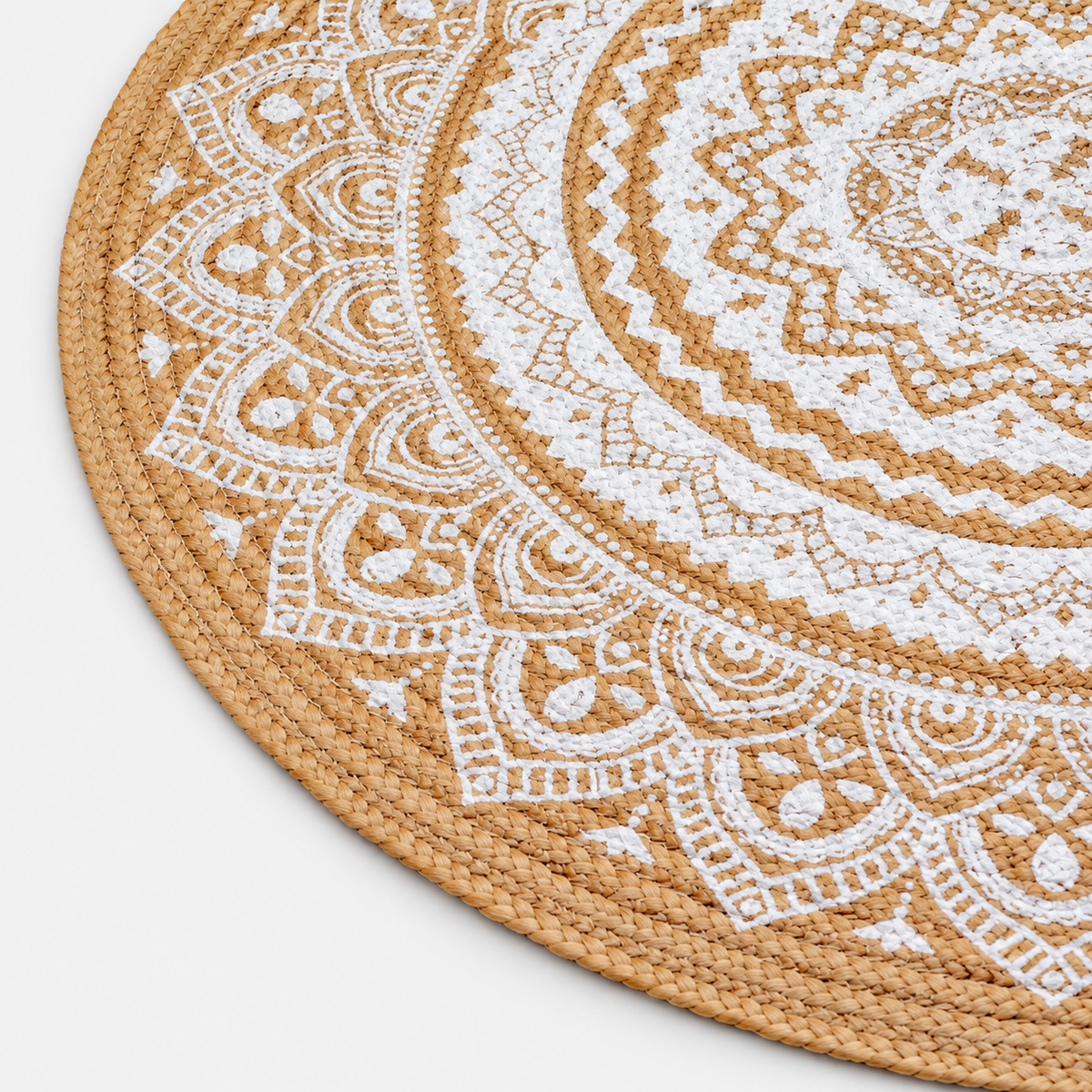 Teppiche „Ibiza“ in der Variante Boho, Detailansicht.