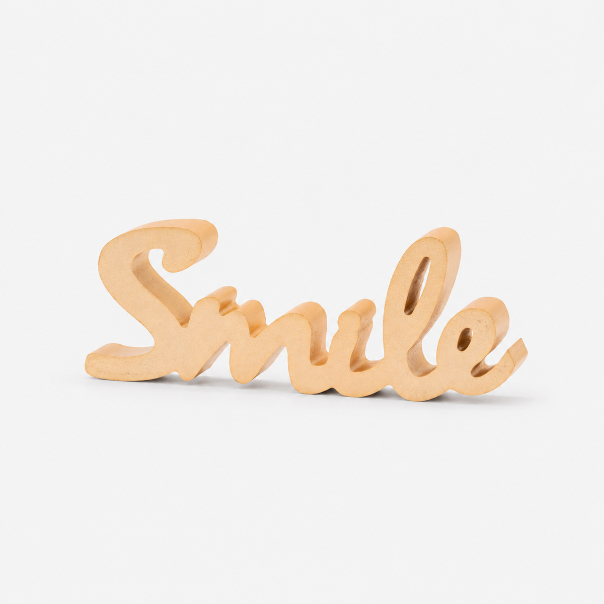 Schriftzug "Smile"