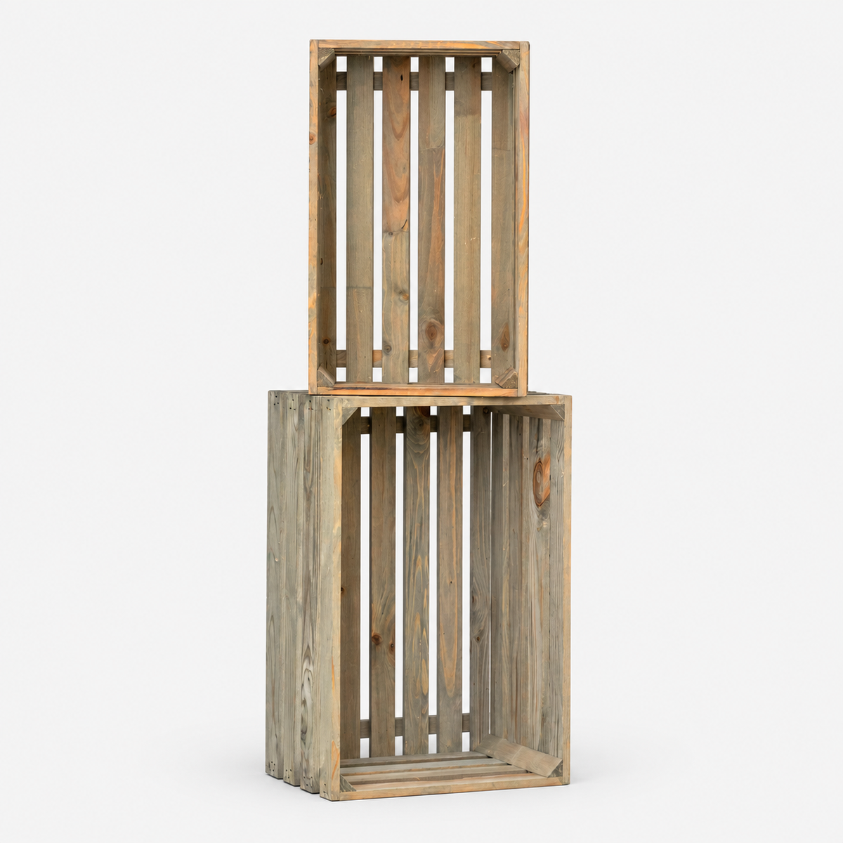 Weinkisten-Set "Grau"